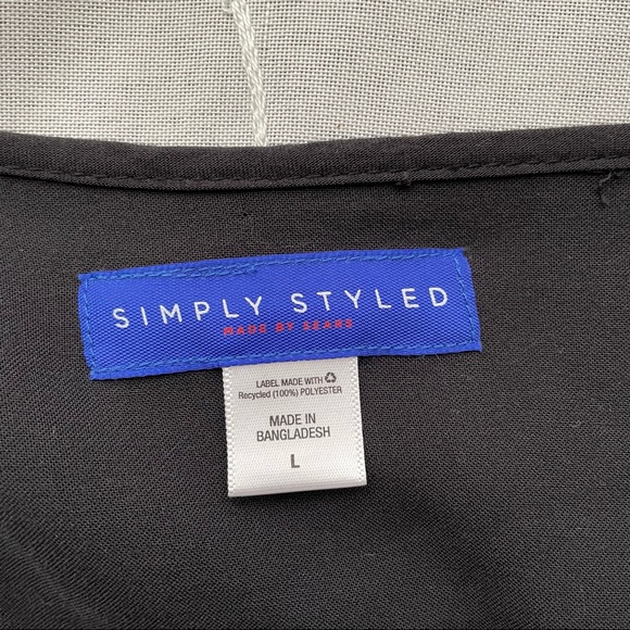 Simply Styled Made by Sears Black Dress Size Large - Picture 8 of 10